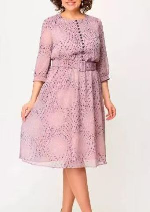 Women's Polyester Casual Loose Dress