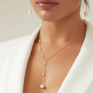 Conjunto de jóias de moda de cobre feminino