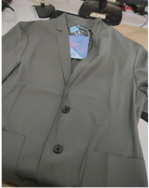 Men's polyester casual coat