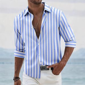 Men's polyester knitted shirt